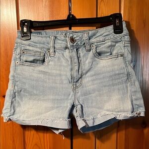 American Eagle Light Blue Denim Women's Shorts